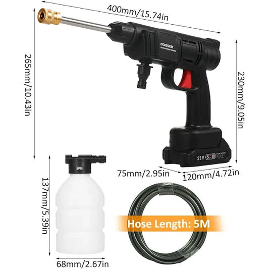 Hidrolavadora Portátil con Bateria Recargable 48V