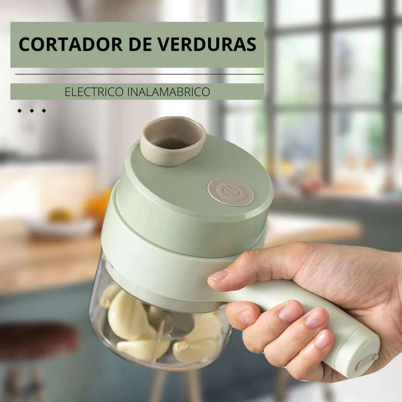 Cortador de Verduras Eléctrico Multifuncional