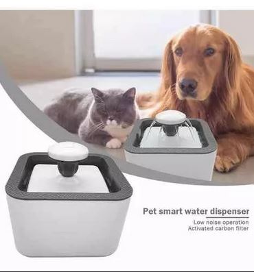 Fuente Dispensadora de Agua para Perros y Gatos