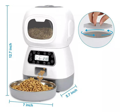 Dispensador Automático de Comida para Mascotas