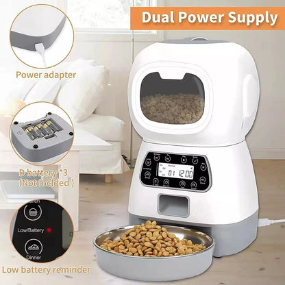 Dispensador Automático de Comida para Mascotas